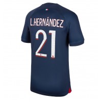 Dres Paris Saint-Germain Lucas Hernandez #21 Domáci 2023-24 Krátky Rukáv